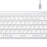 A4Tech FBX51C white Wireless and Bluetooth Keyboard
