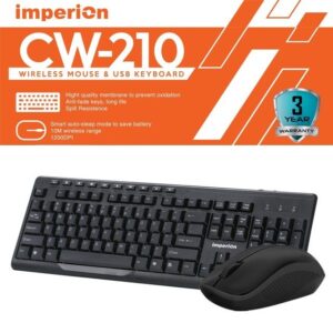 Imperion CW-210 Multimedia Wireless Keyboard & Mouse
