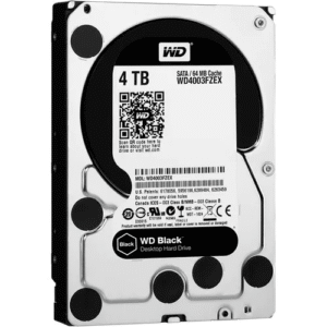 WD 4TB 3.5″ SATA Black
